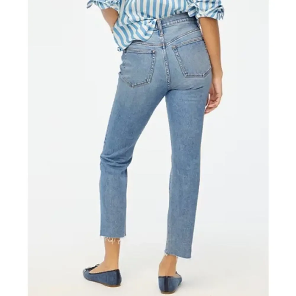 J. Crew Essential Straight Jean in‎ All-Day Stretch Marin Wash Size 25